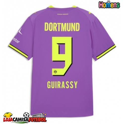 Camisa de Futebol Borussia Dortmund Serhou Guirassy #9 Equipamento Alternativo 2026-27 Manga Curta
